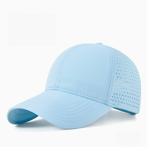 Casquette de baseball unisexe adulte 6 panneaux en nylon hydrofuge respirant à séchage rapide, avec bandeau réglable et calotte souple, toutes saisons - Product Image 4