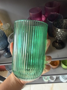 Vasos de Vidrio Personalizados al por Mayor, Estilo Mexicano Vintage, para Bebidas, Refrescos, Leche, Jugo, Agua, Vasos Highball de Colores - Product Image 5