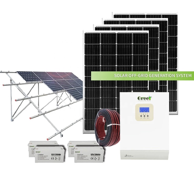 5000W 10000W 120V 220V off Grid Home Solar Generator Solar Panel Complete Kit