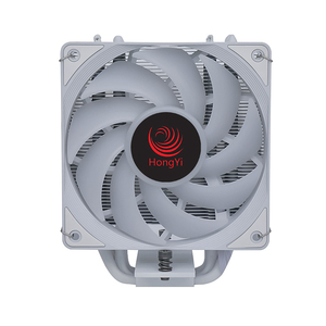 Black White Nickel Desktop <b>Computer</b> Processor Cooling Argb <b>Fan</b> Cpu Air Cooler 6 Heat Pipes for Xeon X79 X99 X2011 2066 - Product Image 2