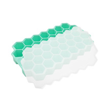 Meistverkaufte 37-Gitter-Bienenstock-Eisform mit Deckel, 10-Fach-Silikon-Gelbehälter