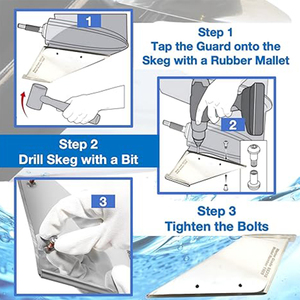 Kit de protection de skeg 27291 pour moteur hors-bord <span class=keywords><strong>Yamaha</strong></span>, accessoires de bateau, pièces de navire 1918 - Product Image 5