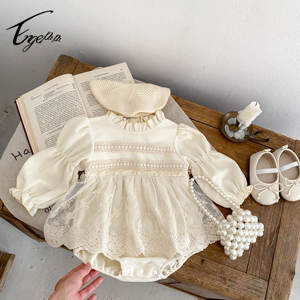 Mono <span class=keywords><strong>de</strong></span> Moda Otoñal para Bebés Engepapa con Logotipo Personalizado desde 1 Pieza, Mono <span class=keywords><strong>de</strong></span> Encaje <span class=keywords><strong>de</strong></span> Manga Larga para Recién Nacidos, Ropa <span class=keywords><strong>de</strong></span> Fiesta para Niñas - Product Image 5