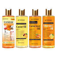 AESTHTANY 100% Minyak Esensial Pemutih Murni Cold Pressed, Revitalisasi Kulit Segar, Minyak Pijat Tubuh, Minyak Dasar untuk Semua Jenis Kulit OEM