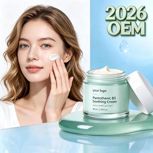 Nouvelle Crème Apaisante au Pantothenate B5 80ml Réparation de la Barrière Cutanée Apaise les Rougeurs Peaux Sensibles Usine GMP OEM ODM OBM - Product Image 1