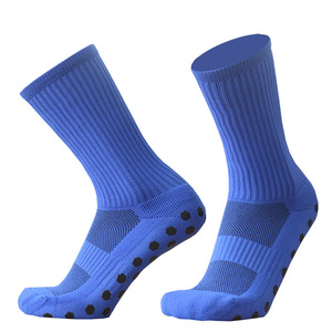 High Elasticity Logo Men's <b>Football</b> Basketball Sports Non-Slip Crew Grip <b>Socks</b> - Product Image 3
