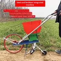 Nouveau semoir de maïs à arachide poussé à la main intégré soja sésame oléagineux planteur d'engrais Machine pour une plantation efficace