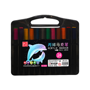 Marcadores Acrílicos de 60 Colores, Punta Suave, Rotuladores para Dibujo Artístico, Resistentes al Agua, Papelería para Estudiantes, Caja de Regalo - Product Image 2