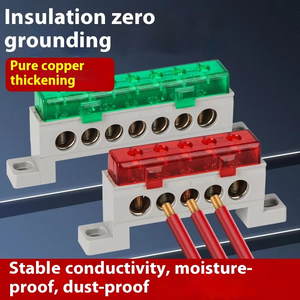 터미널 블록, 버스 바, 제로 접지 블록, 구리 터미널 블록, A10 유형 분배 상자, 접지 와이어 터미널 블록 - Product Image 2