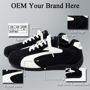 Zapatos Casuales de <span class=keywords><strong>Suela</strong></span> Suave Estilo Pareja para Hombre y <span class=keywords><strong>Mujer</strong></span>, Zapatos Deportivos Rojos de Verano, Zapatos Deportivos Retro Casuales de Carreras - Product Image 3