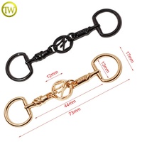 Boucle de réglage en alliage métallique personnalisée pour chaussures, accessoire de décoration pour lacets, boucle en D avec logo pour talon de femme