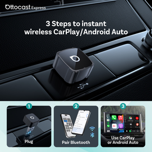 Adaptador Inalámbrico <span class=keywords><strong>Ottocast</strong></span> 3 en 1 para Carplay y Android Auto, Dongle USB, Plug and Play, Suministro para Agencias Mayoristas, Garantía de 1 Año - Product Image 3