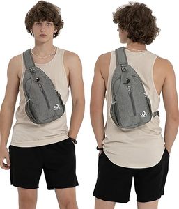 Crossbody gói nhỏ chéo cơ thể ngoài trời Ba lô chéo cơ thể Crossbody Sling Ba lô Slin du lịch đi bộ đường dài túi Daypack - Product Image 6