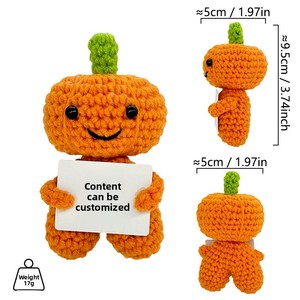 Éxito de Ventas Transfronterizo: Fantasma de Halloween, Calabaza, Duende y Hada de la Muerte, Regalos Divertidos de Ganchillo Hechos a Mano y Decoraciones de Escritorio - Product Image 1