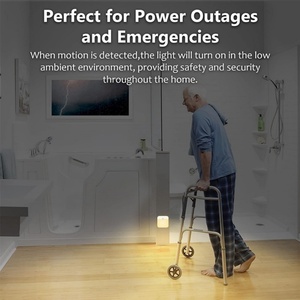 1PCS Warm White Smart <b>Motion</b> <b>Sensor</b> <b>Light</b> Wireless for Wardrobe Stairs - Product Image 3