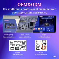 Radio Mobil Pioneer 9'' Android GPS Player 2G WiFi Carplay Full Metal 1080P OLED Dashboard Mount CD Player Layar Sentuh Kelas C USB
