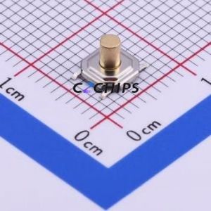 TS-1087S-04026 Tactile Switch SMD,5.2x5.2mm Switch Single Pole Single Throw Round Button Vertical Mount 5.2mm - Product Image 1