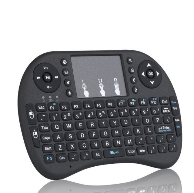 I8 Wireless Keyboard 2.4G Mini Smart Touch Keyboard Three-color Backlight Marquee 2.4ghz Wireless Usb USB 2.0,USB Type C Desktop