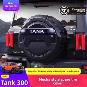Copertura ruota di scorta con indicatore di direzione dinamico per GWM Tank 300, protezione portellone posteriore, accessori fuoristrada - Product Image 1
