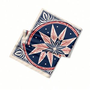 Bufanda de Seda Personalizada de Lujo para Mujer, con Impresión Digital de Diseño de Logotipo Propio, OEM ODM al por Mayor - Product Image 3