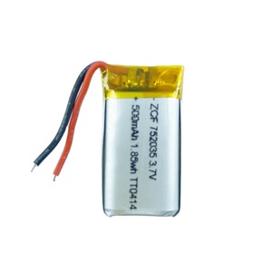 KC Сертифицированный 752035 литий-ионный аккумулятор 500 мАч 3,7 в, перезаряжаемый аккумулятор, литий-полимерный литий-ионный аккумулятор для умного робота - Product Image 4