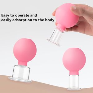 Schröpfgläser aus Silikon für Gesichtsmassage - Product Image 5