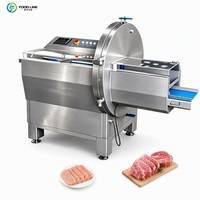 Machine à trancher automatique professionnelle en acier inoxydable 304 pour viande cuite, bacon, jambon, viande congelée, ventre de porc et saucisses