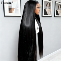 Perruques de Cheveux Naturels Vietnamiens Bruts en Gros, Perruques de Cheveux Humains à Lacet Frontal Sans Colle, Perruque Frontale HD Complète, Perruques à Lacet HD pour Femmes Noires