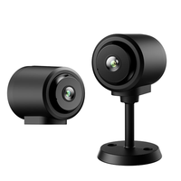 OiKay Smart Security Mini Camera 1080P Draadloze WiFi-camera's voor baby's, binnen, thuiskantoor met IR-nachtzicht, bewegingsdetectie