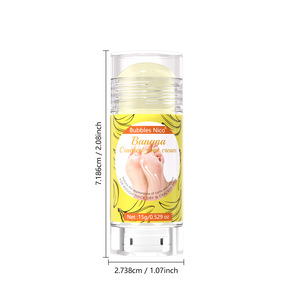 Baume pour les pieds professionnel à la pêche et au miel, soin profond pour les talons secs et gercés, réparation intensive, hydratation, traitement cicatrisant pour les pieds - Product Image 1