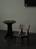 Table console en teck massif, design minimaliste, écologique, durable, meubles de salon pour villa et hôtel