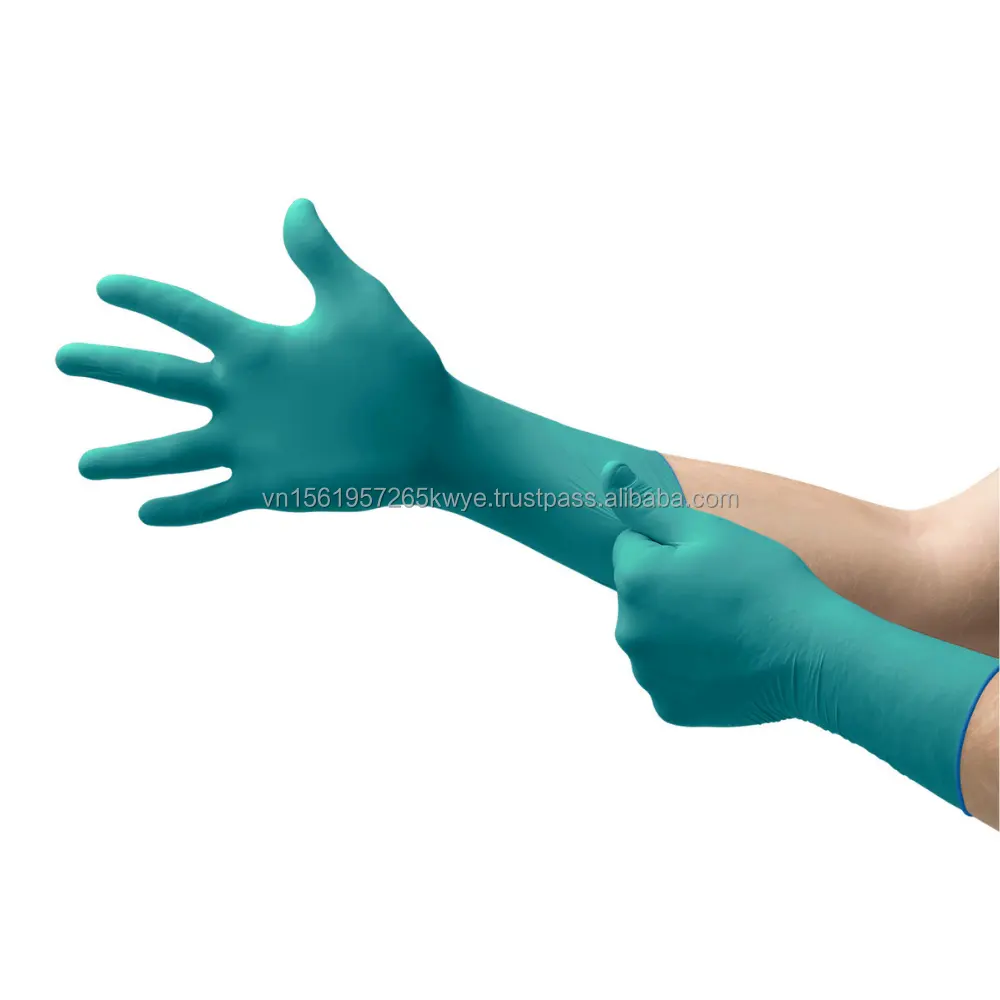 Gants de sécurité pour les mains Gants écologiques biodégradables de niveau 5 Gants industriels de protection des doigts revêtus de nitrile