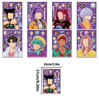 Pegatinas de Dibujos Animados para Crear Caras, Pegatinas de Estrellas del K-Pop, 16 Hojas, Crea Tu Propia Pegatina para Fiestas de Cumpleaños de Niñas