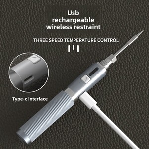 Kit de Soldadura Inalámbrico Ajustable, Recargable por USB, Portátil, con Mango de Aleación de Aluminio, 20-60W, 3.7V, 1000mAh, 200-480C - Product Image 2