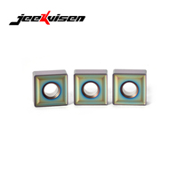Sisipan CNC SNMG120408-MS Kekerasan Tinggi Berlapis Warna-warni untuk Pemotongan Baja