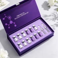 Kit de flacons de peptides avec logo personnalisé, 5 flacons de 2 ml/3 ml/5 ml/10 ml avec étiquettes