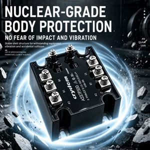 <span class=keywords><strong>SSR</strong></span> triphasé robuste 25A/50A D53TP50D-10 <span class=keywords><strong>SCR</strong></span> avec contrôle AC/DC et sortie aléatoire ou à passage de zéro pour chauffage industriel et charge de moteur - Product Image 6