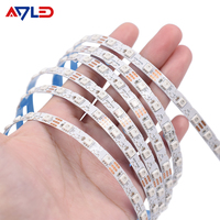 Bande LED adressable SMD3535 RGBIC Zigzag S Shape SK6812 6mm 84 LED/m 20W/m découpable pour signalétique Wi-Fi/programmable