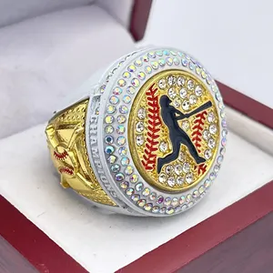 Werks-customized-design preisgünstiger zink-legierung-diamant-meisters-ring individualisierter basketball-baseball-fußball-meisterschafts-ring