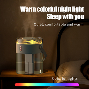 2.6L công suất lớn tạo độ ẩm nhà phun siêu âm USB khuếch tán với pin tinh dầu khuếch tán - Product Image 5