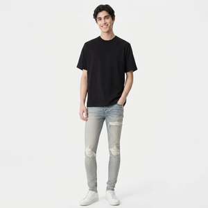 Camiseta de Hombre de Alta Calidad con Material Personalizado, Camiseta de Moda Urbana con Estampado Personalizado, Camiseta Informal de Uso Diario, Corte Regular, Manga Corta - Product Image 1