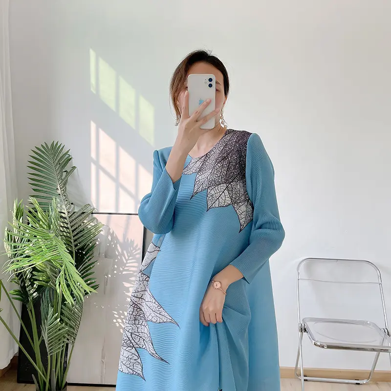 Factory Price High Quality Chiffon Plus Size Shirts Blouses Lady Lace Long Dress With Scarf