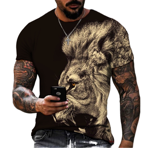 T-shirts en coton personnalisés par sublimation, grande taille, surdimensionnés pour hommes, impression de haute qualité, vêtements décontractés sur mesure - Product Image 1