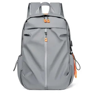 MARKSMAN-bolsas escolares para ordenador portátil para hombre y adolescente, mochila impermeable de nailon con orificio para auriculares USB, para viaje al aire libre, venta al por mayor