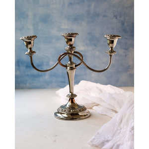 Candelabros de Metal de Tres Brazos Sheffield, Portavelas, Faroles, Frascos para Velas - Product Image 5