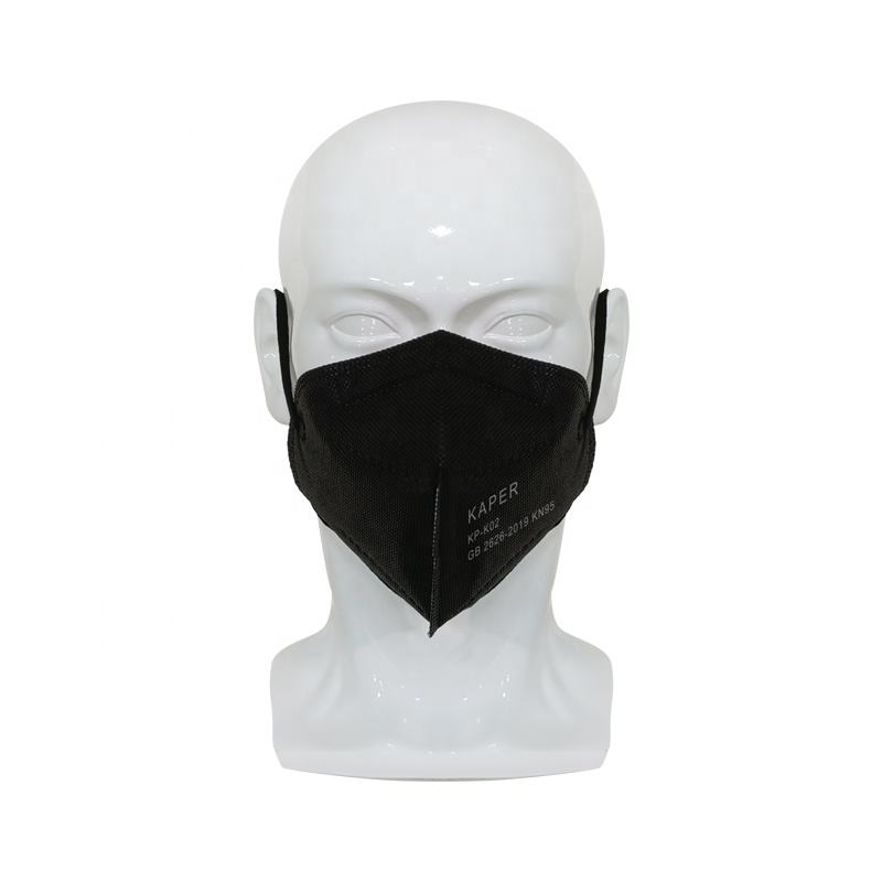 GB2626-2019 individual earloop mascarilla black color KN95 protective masks