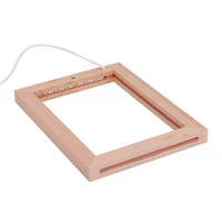 Lampe LED avec cadre Photo 3D en bois, acrylique, idéal pour un bureau ou comme cadeau d'anniversaire, nouveau modèle 2019, vente en gros