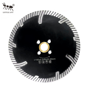 LITTLE ANT - Hoja de sierra industrial turbo continua de nitruro OEM de 150 mm (6 pulgadas) para granito, pizarra y arenisca - Product Image 1