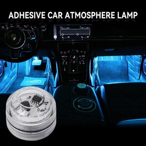 <span class=keywords><strong>Luces</strong></span> LED de ambiente para coche, <span class=keywords><strong>luces</strong></span> interiores con Control remoto inalámbrico, <span class=keywords><strong>luces</strong></span> decorativas, <span class=keywords><strong>luces</strong></span> coloridas sin cableado para coche - Product Image 4