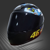 Nouveau casque de moto intégral à trois couches de protection - Extérieur en ABS, intermédiaire en EPS, doublure respirante, fermeture rapide, certifié CCC